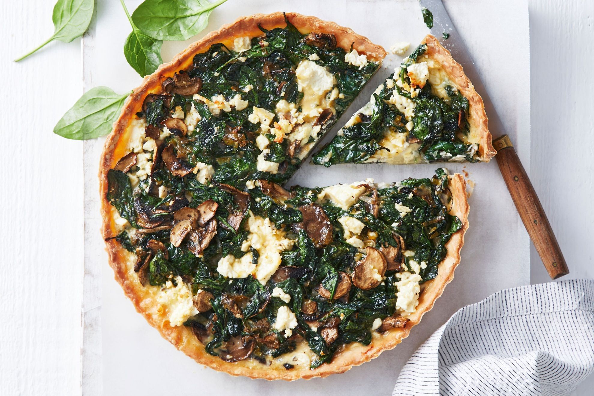 Spinach Mushroom Tart